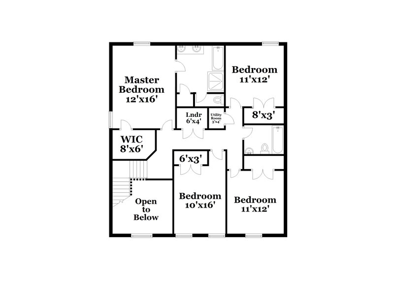 4,160/Mo, 505 Corbett Bluff Dr Ruskin, FL 33570 Floor Plan View 2