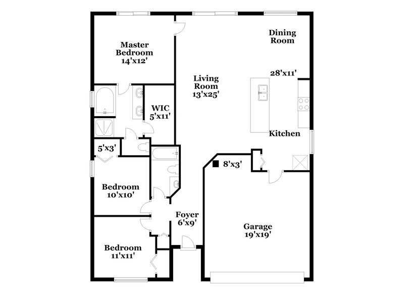 2,565/Mo, 5612 Terrain de Golf Dr Lutz, FL 33558 Floor Plan View
