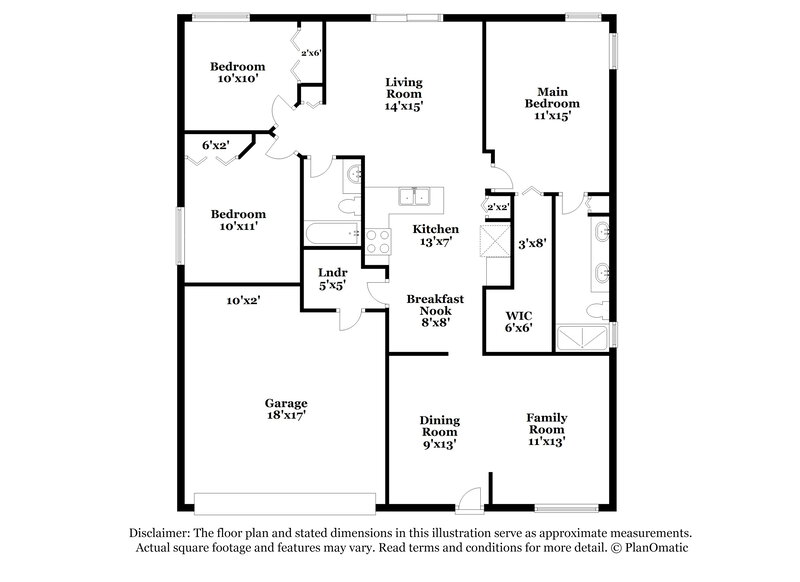 2,115/Mo, 3824 Briley Loop Land O' Lakes, FL 34638 Floor Plan View