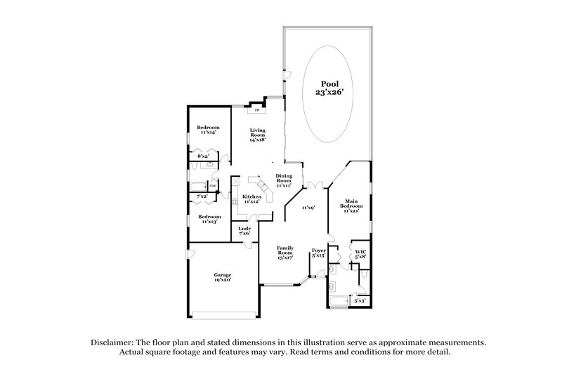 2,500/Mo, 19705 Wyndmill Cir Odessa, FL 33556 Floorplan View