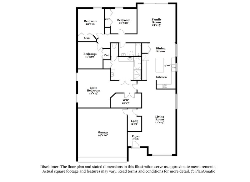 2,605/Mo, 19317 Otters Wick Way Land O' Lakes, FL 34638 Floor Plan View