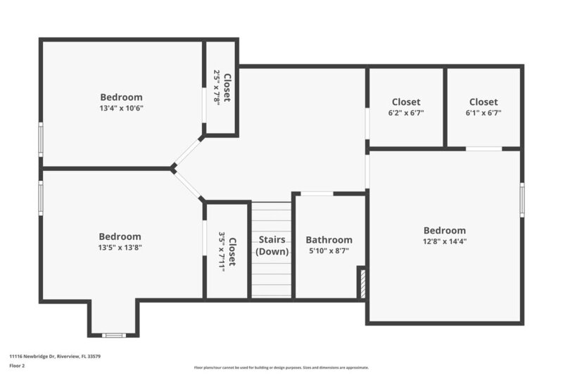 2,205/Mo, 11116 Newbridge Dr Riverview, FL 33579 Floorplan View 2