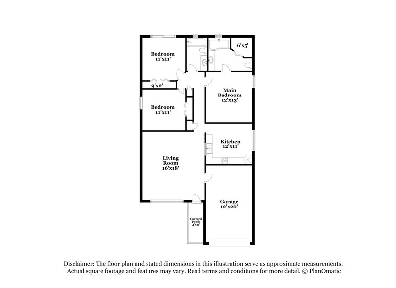 1,915/Mo, 10808 Shasta Ct Riverview, FL 33569 Floorplan View