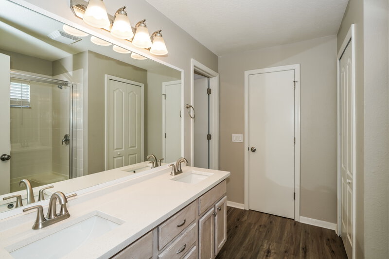 2,300/Mo, 29805 Morningmist Dr Wesley Chapel, FL 33543 Main Bathroom View