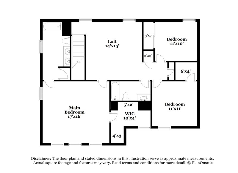 3,920/Mo, 6617 Gates Pointe Way Riverview, FL 33578 Floor Plan View 2