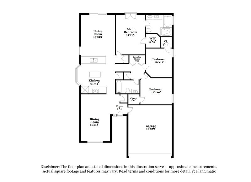 2,295/Mo, 2302 Kenwick Dr Valrico, FL 33596 Floor Plan View