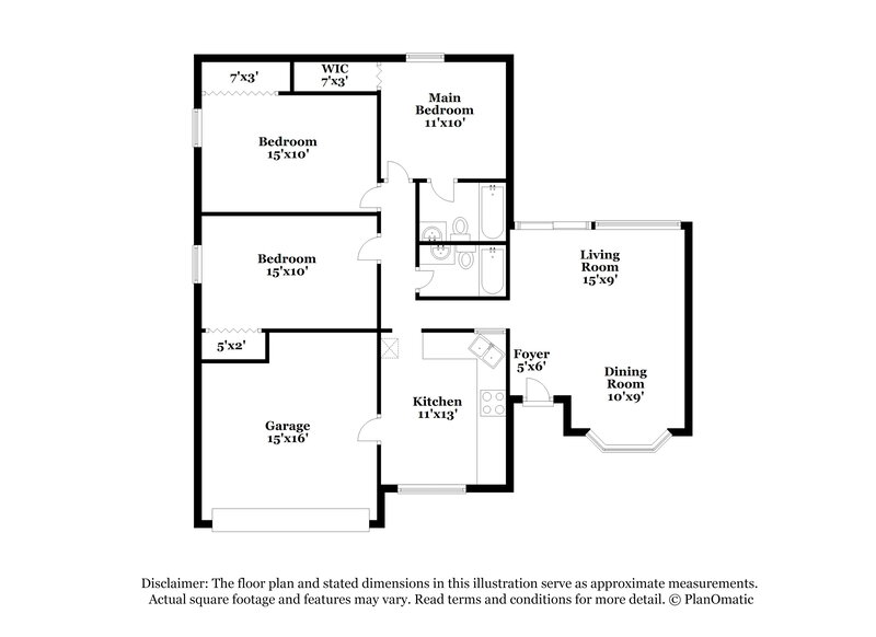 2,150/Mo, 11951 Lark Song Loop Riverview, FL 33579 Floor Plan View