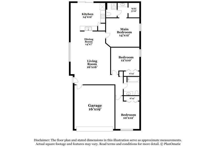 2,025/Mo, 11505 Ivy Flower Loop Riverview, FL 33578 Floor Plan View