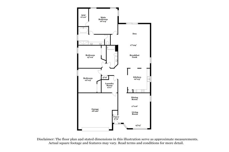 2,370/Mo, 12514 Early Run Ln Riverview, FL 33578 Floorplan View