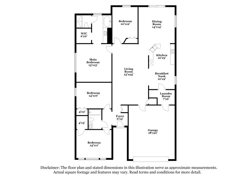 2,340/Mo, 3200 Bellericay Ln Land O' Lakes, FL 34638 Floor Plan View