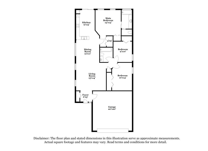 2,145/Mo, 15024 Deer Meadow Dr Lutz, FL 33559 Floor Plan View