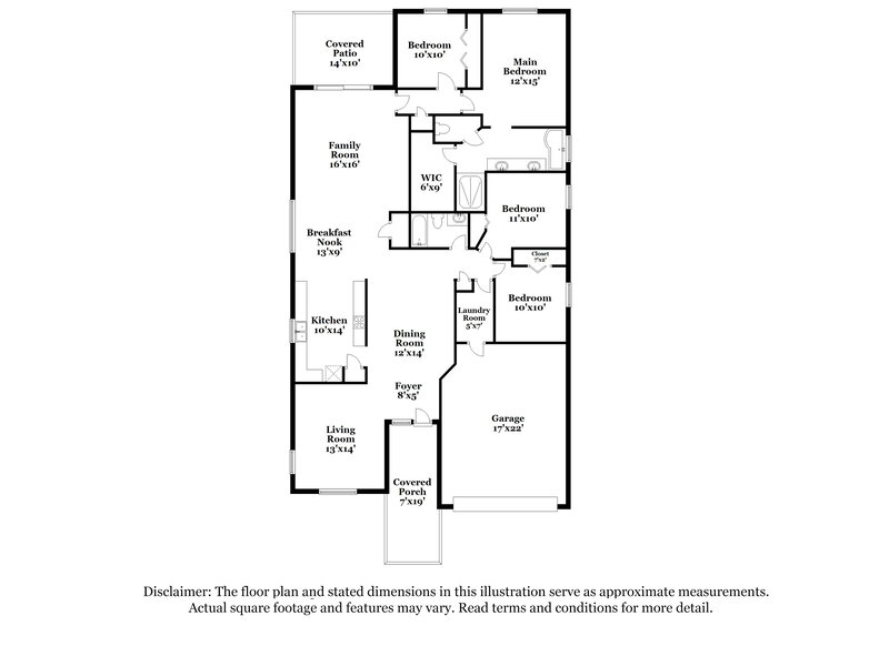 2,325/Mo, 528 Greg St Valrico, FL 33594 Floor Plan View