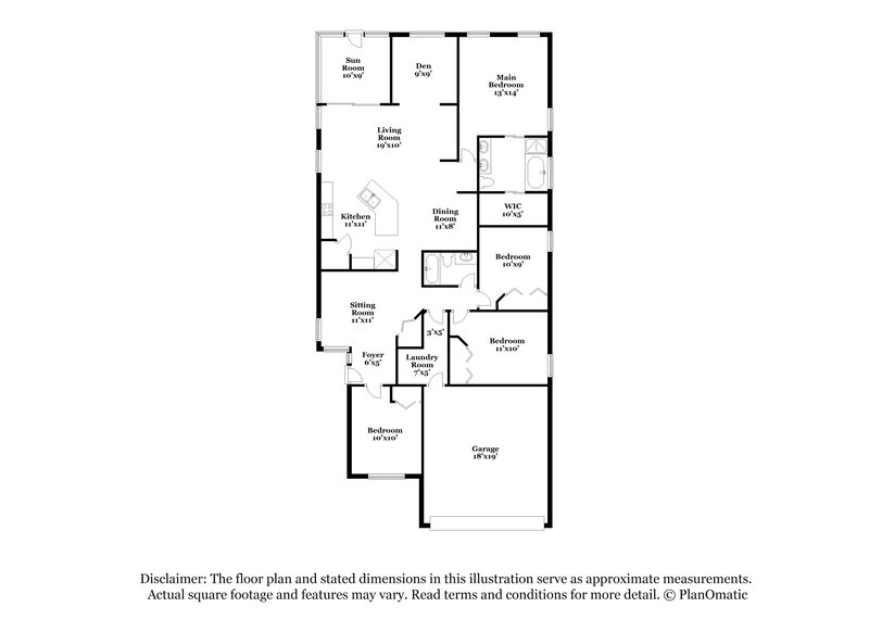 2,060/Mo, 9325 Creedmoor Ln New Port Richey, FL 34654 Floor Plan View