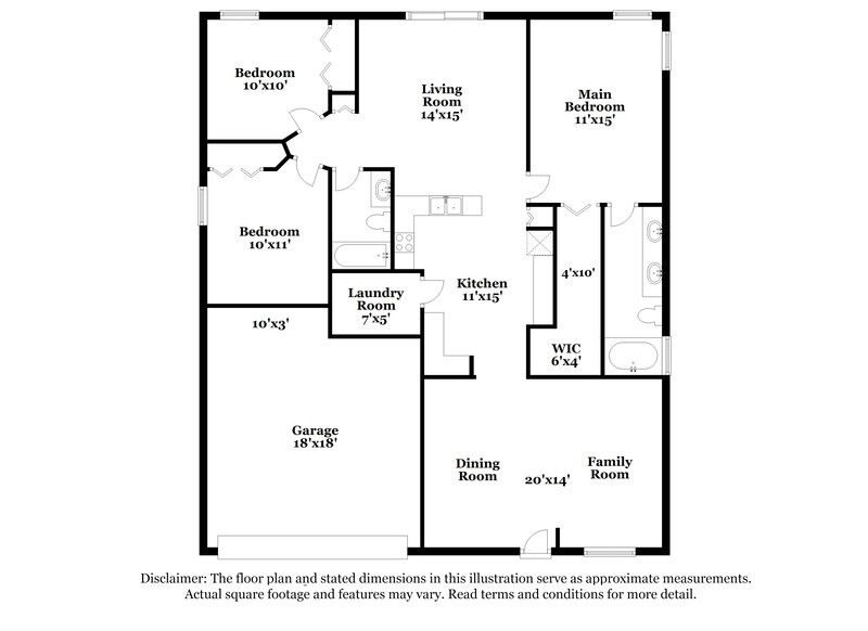 2,000/Mo, 6434 Sushi Ct Wesley Chapel, FL 33545 Floor Plan View