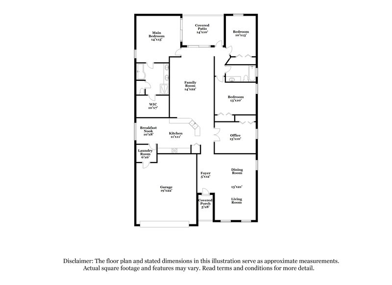 2,315/Mo, 513 9th St NE Ruskin, FL 33570 Floor Plan View