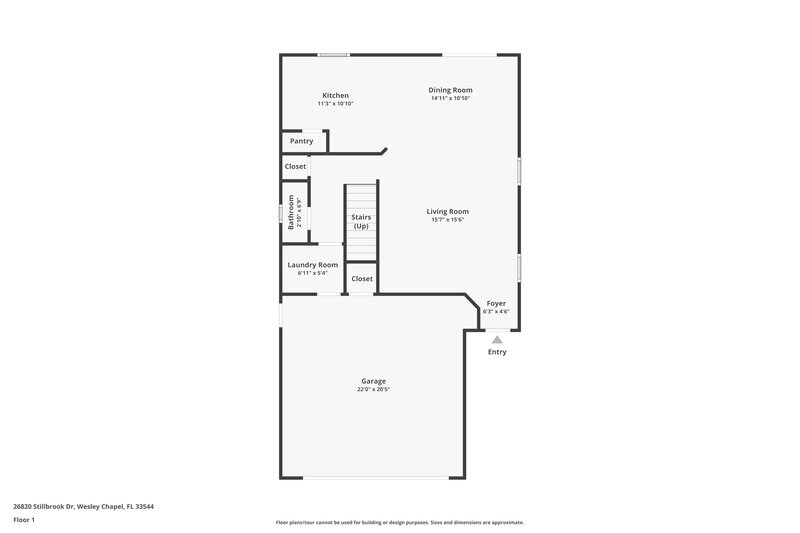 2,150/Mo, 26820 Stillbrook Dr Wesley Chapel, FL 33544 Floor Plan View