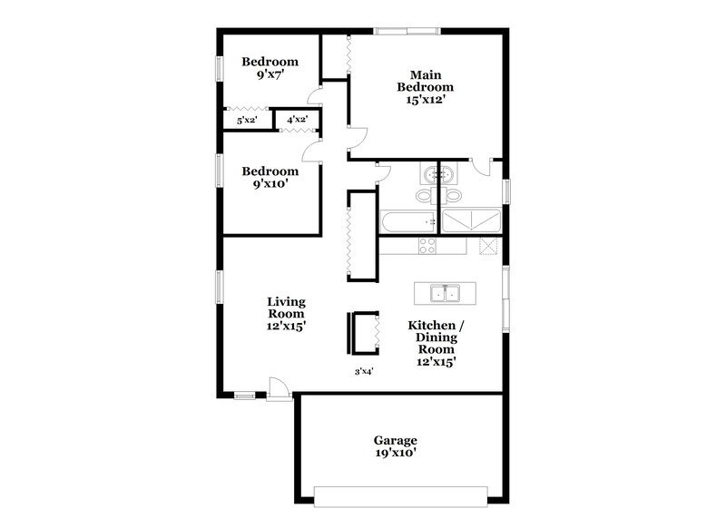 2,105/Mo, 17031 Ongar Ct Land O' Lakes, FL 34638 Floor Plan View