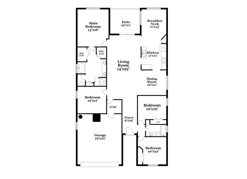 3,740/Mo, 4545 Marchmont Blvd Land O' Lakes, FL 34638 Floor Plan View