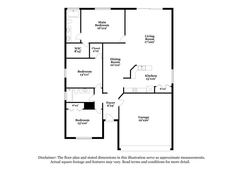 2,205/Mo, 24605 Laurel Ridge Dr Lutz, FL 33559 Floor Plan View
