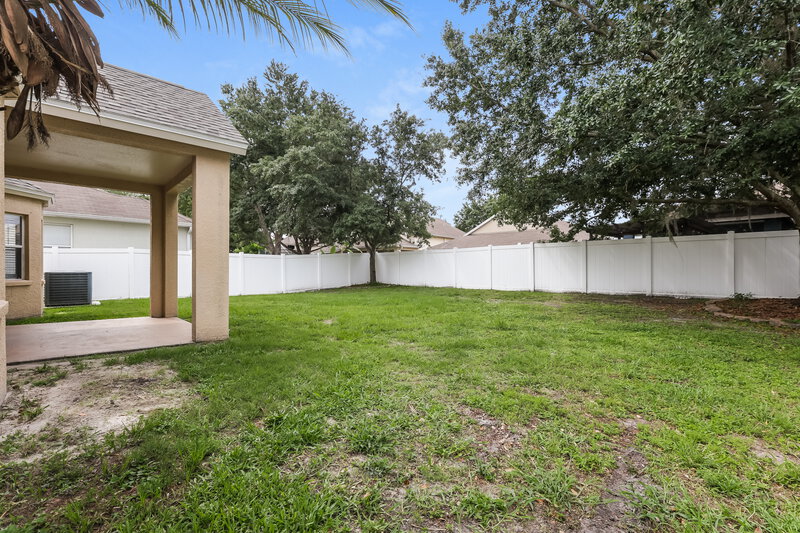 0/Mo, 17236 Poppy Fields Ln Land O' Lakes, FL 34638 Backyard View