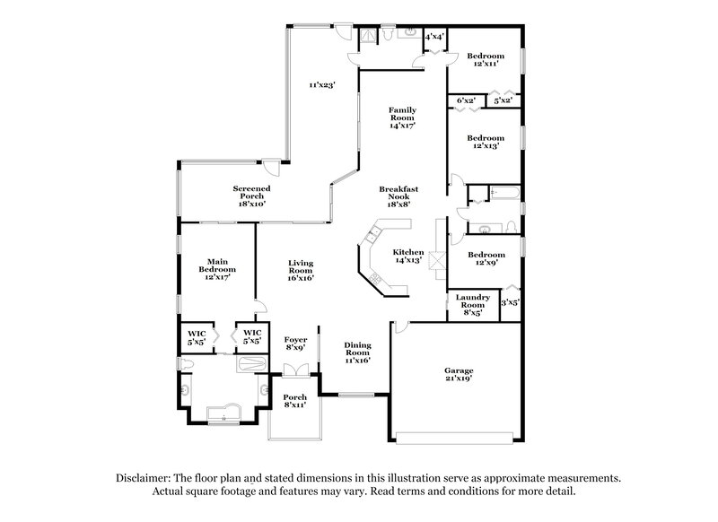 2,580/Mo, 1418 Kinsmere Dr Trinity, FL 34655 Floor Plan View