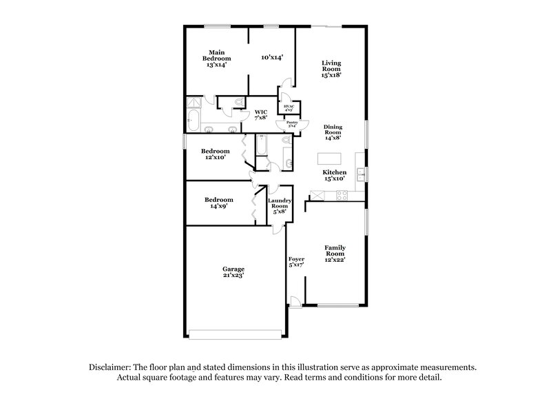 2,570/Mo, 12121 Fall Creek Ct Hudson, FL 34669 Floor Plan View