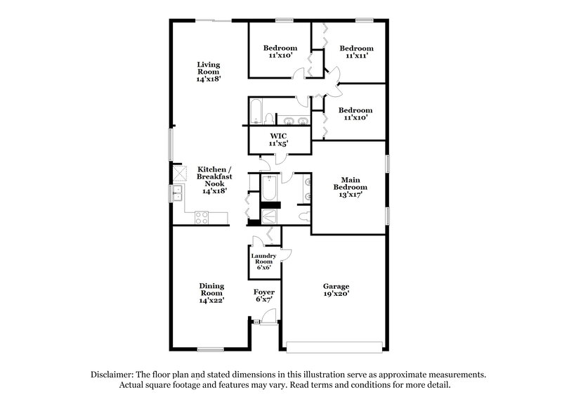 3,380/Mo, 12130 Infinity Dr New Port Richey, FL 34654 Floor Plan View
