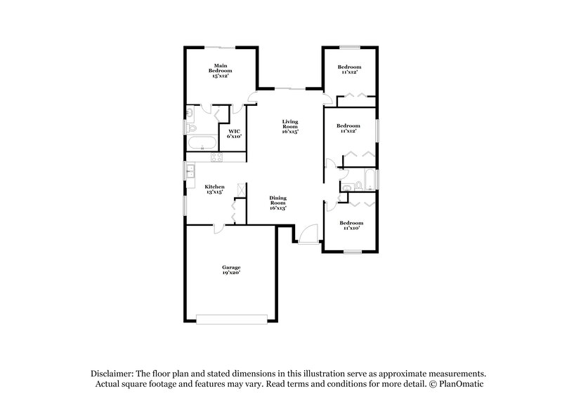 2,245/Mo, 1305 Cedar Rock Pl Brandon, FL 33511 Floor Plan View