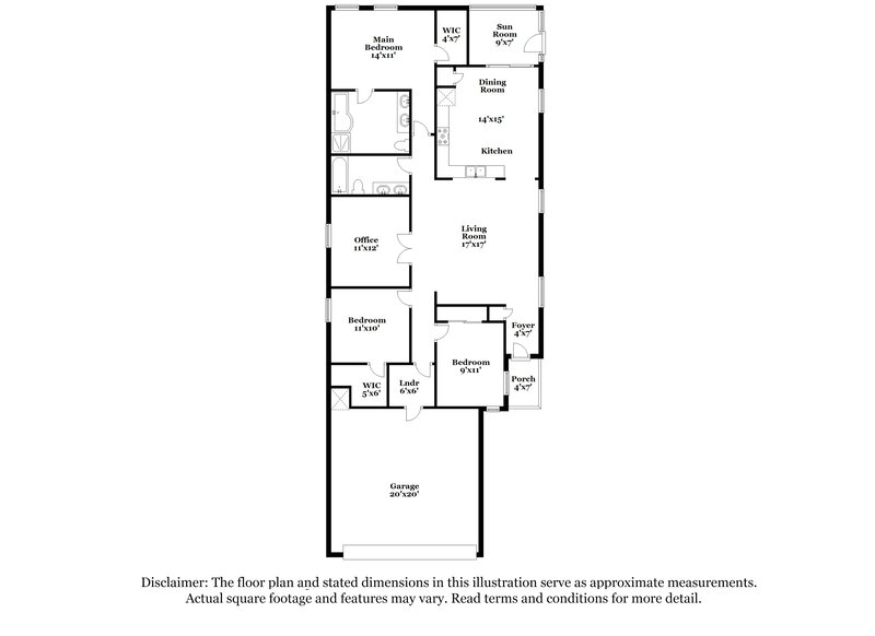 2,075/Mo, 2503 Silvermoss Dr Wesley Chapel, FL 33544 Floor Plan View