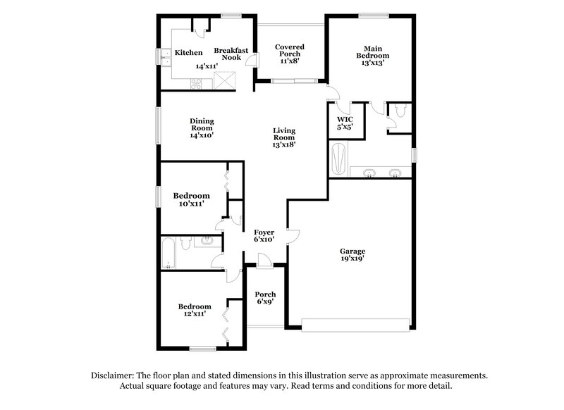2,020/Mo, 1140 Hardwood Dr Valrico, FL 33596 Floor Plan View