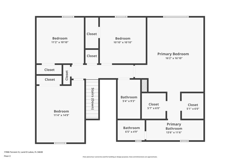 2,630/Mo, 17006 Torvest Ct Land O' Lakes, FL 34638 Floorplan View 2