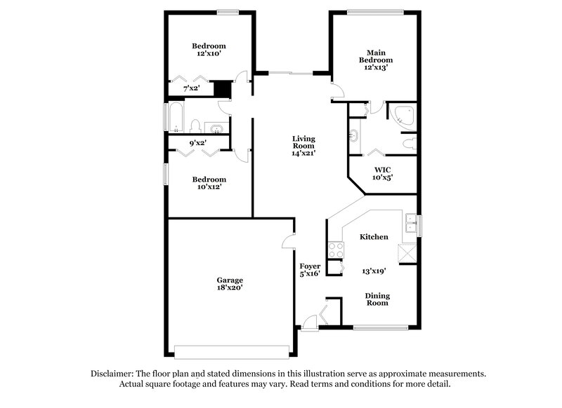 1,920/Mo, 2117 Pleasure Run Dr Ruskin, FL 33570 Floor Plan View