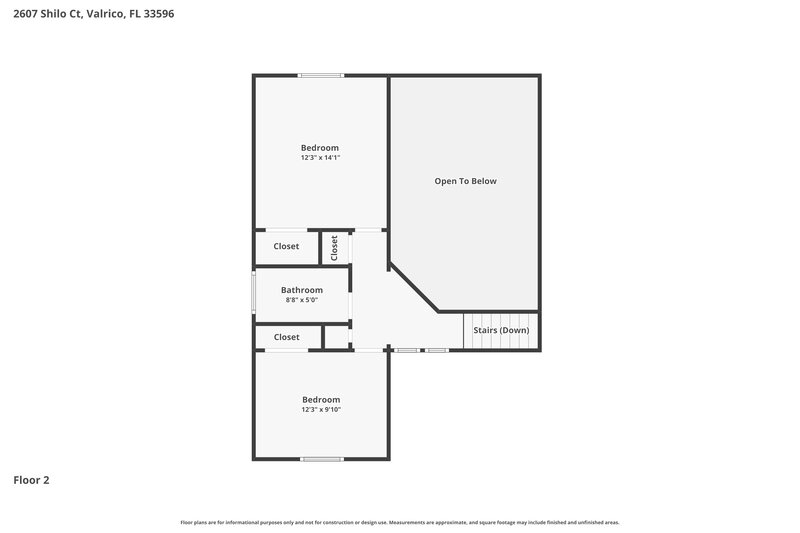 2,190/Mo, 2607 Shilo Ct Valrico, FL 33596 Floorplan View 2