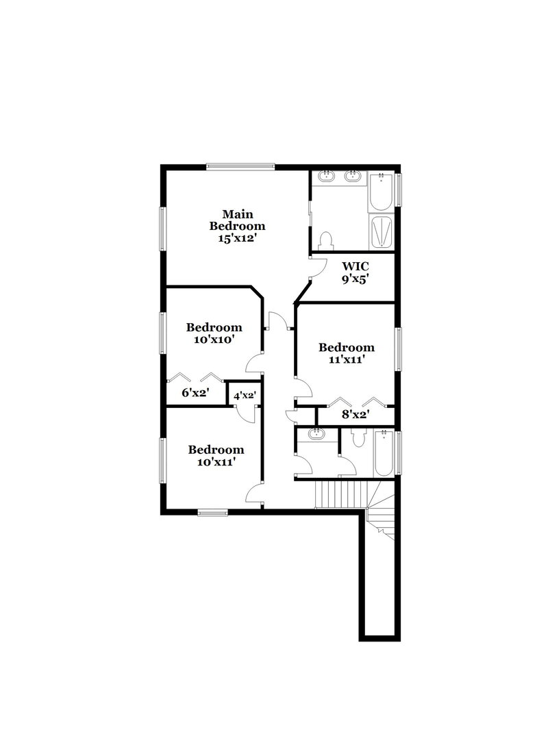 2,540/Mo, 6922 Summer Harbor Ln Riverview, FL 33578 Floor Plan View 2