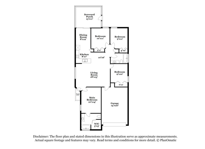 2,275/Mo, 22501 Crows Nest Ct Lutz, FL 33549 Floorplan View