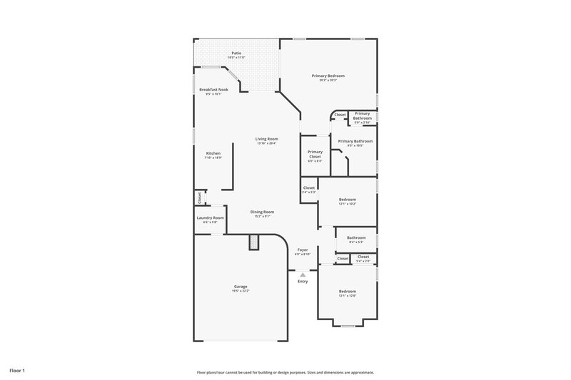 2,265/Mo, 721 Straw Lake Dr Brandon, FL 33510 Floor Plan View