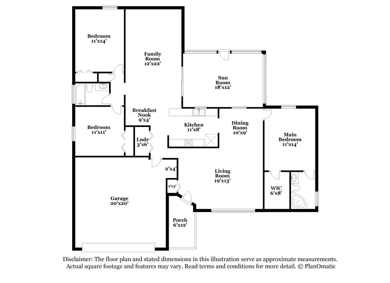 2,305/Mo, 1401 Glenmere Dr Brandon, FL 33511 Floor Plan View