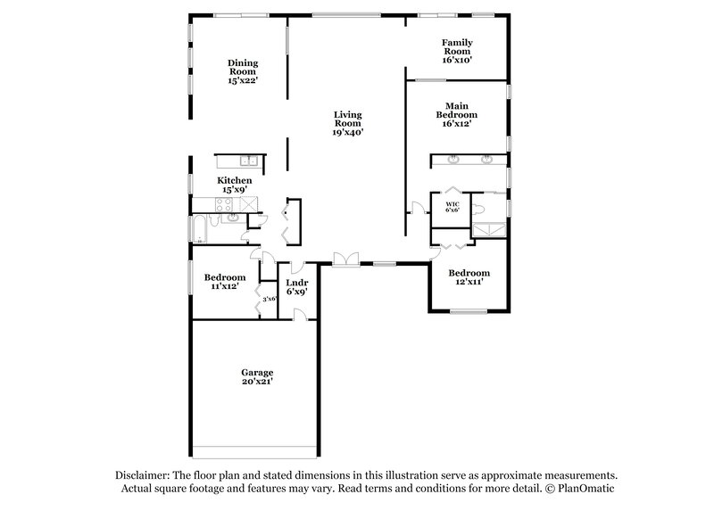 2,205/Mo, 3846 Player Dr New Port Richey, FL 34655 Floor Plan View