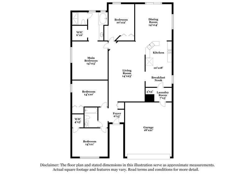 2,500/Mo, 17023 Torvest Ct Land O' Lakes, FL 34638 Floor Plan View