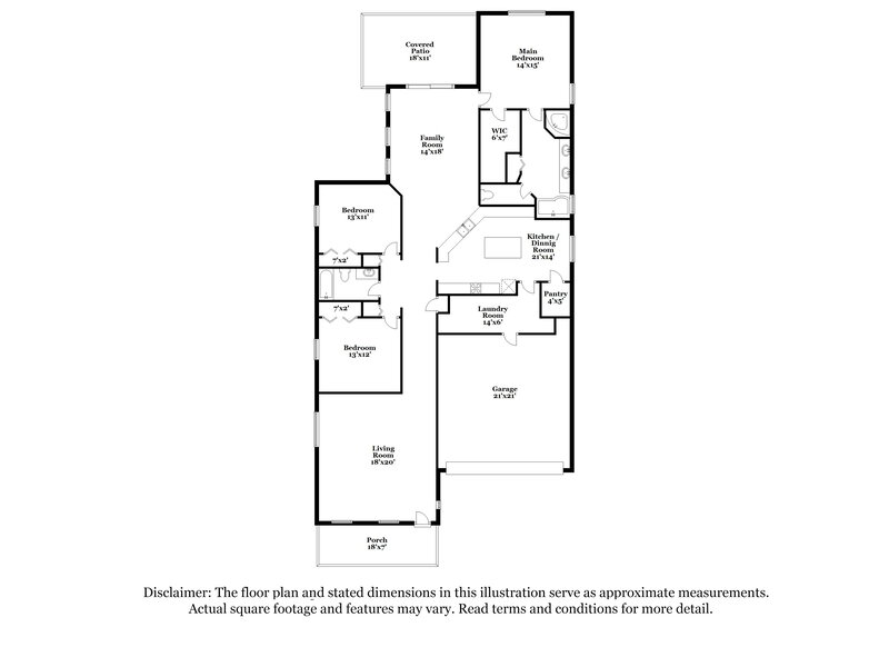 2,420/Mo, 8205 Lagerfeld Dr Land O' Lakes, FL 34637 Floor Plan View
