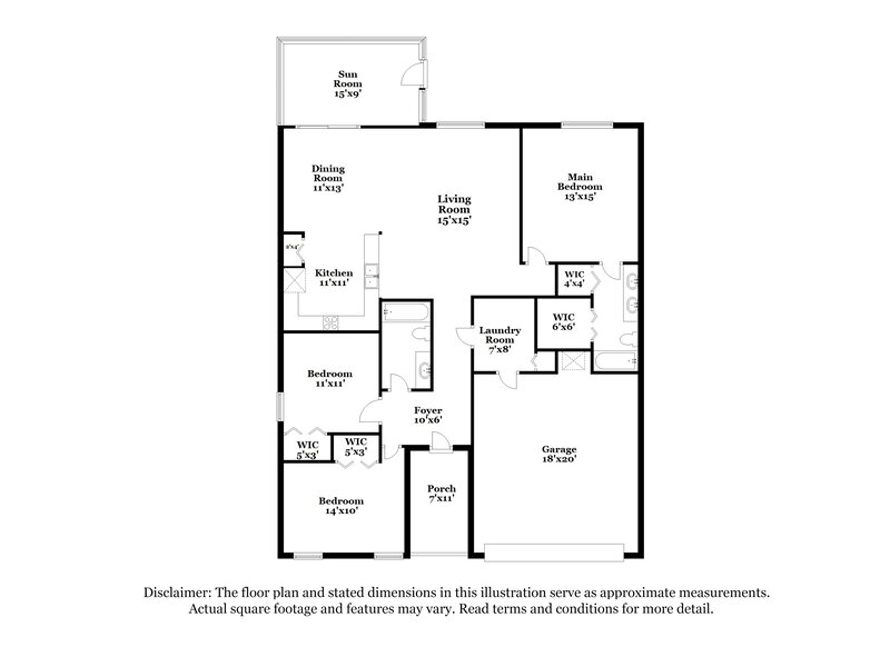 2,225/Mo, 728 Star Pointe Dr Seffner, FL 33584 Floor Plan View