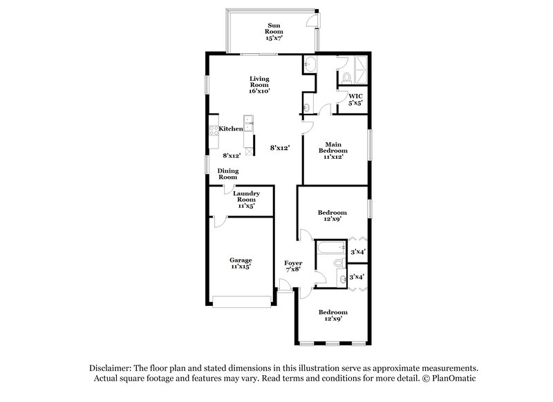 2,080/Mo, 5418 Treig Ln Wesley Chapel, FL 33545 Floor Plan View