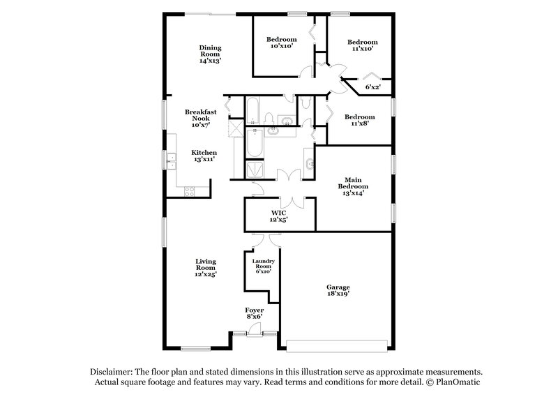 2,330/Mo, 5900 War Admiral Dr Wesley Chapel, FL 33544 Floor Plan View