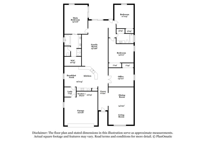 2,625/Mo, 4525 Roundview Ct Land O' Lakes, FL 34639 Floor Plan View