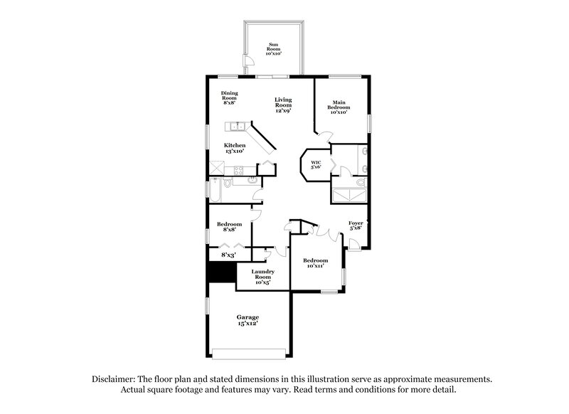 1,970/Mo, 1846 Twisting Ln Wesley Chapel, FL 33543 Floor Plan View