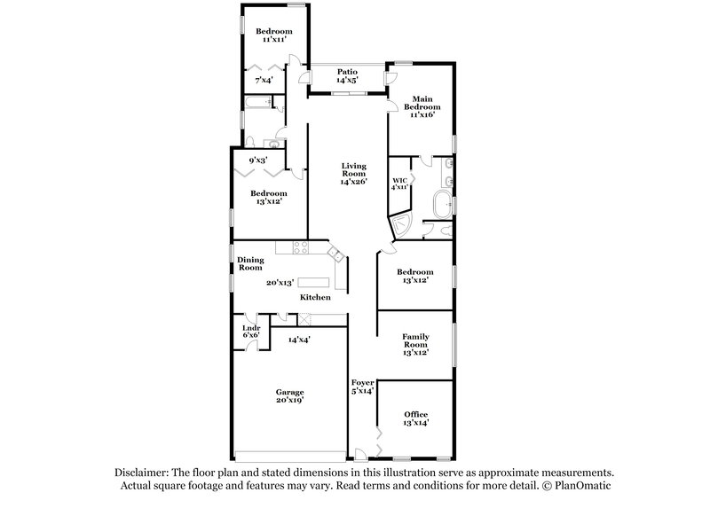 3,015/Mo, 8431 Lagerfeld Dr Land O' Lakes, FL 34637 Floor Plan View