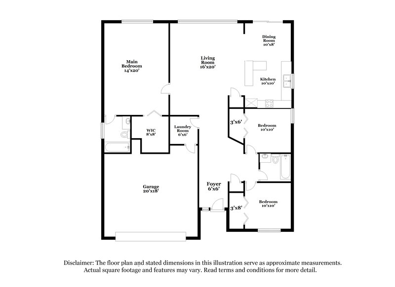 2,360/Mo, 19268 Wood Sage Dr Tampa, FL 33647 Floor Plan View