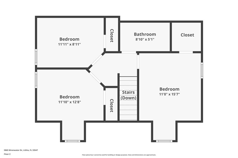 2,155/Mo, 5865 Wrenwater Dr Lithia, FL 33547 Floor Plan View 2