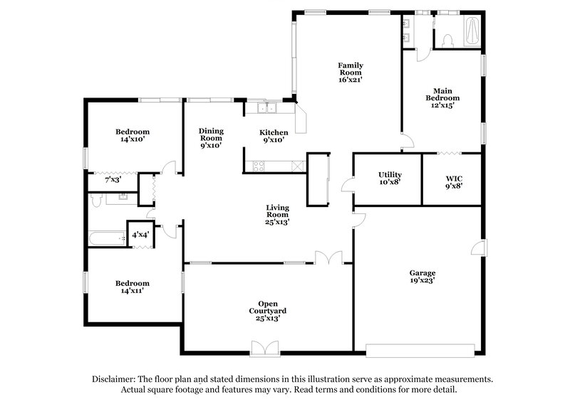 3,810/Mo, 2859 60th Ave S Saint Petersburg, FL 33712 Floorplan View