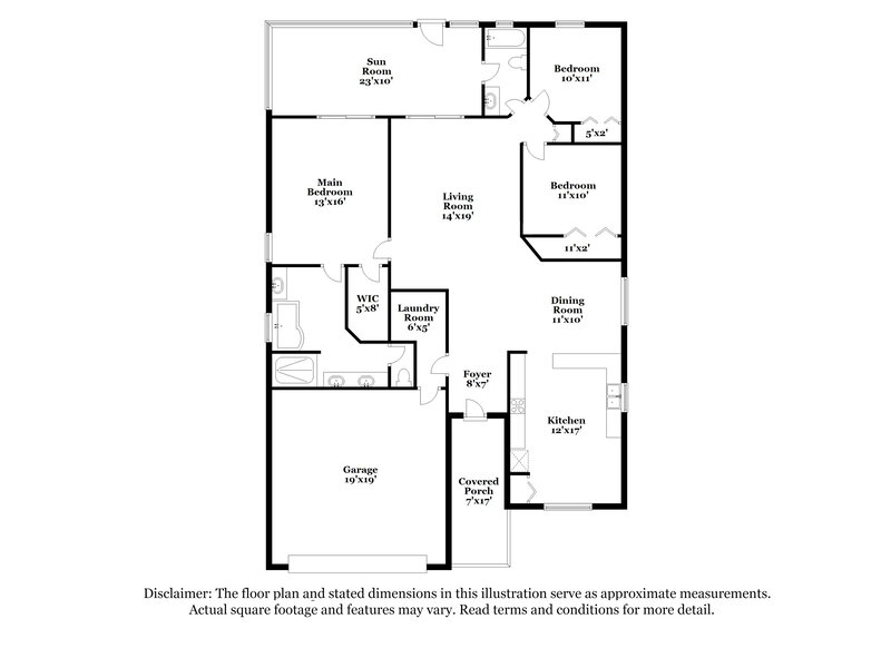 3,490/Mo, 4217 Branchside Ln Wesley Chapel, FL 33543 Floorplan View